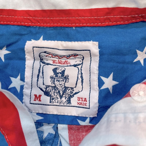 NWOT The Nutter By Chubbies Independence Shirt Size Medium - Picture 2 of 3